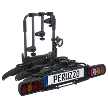 PERUZZO Pure Instinct kerékpárszállító vonóhorogra 3 kerékpárhoz, sínes, acél