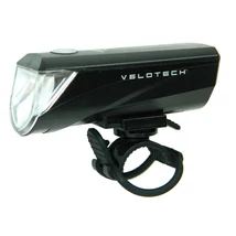 VELOTECH midi első lámpa, elemes, 3W, 100 lumen