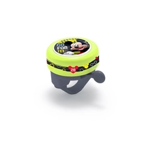 Disney Mickey egér gyermek kerékpár csengő, - neonzöld - 55 mm