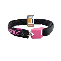 HIPLOK Lite derékra csatolható kerékpárzár - Black/Pink