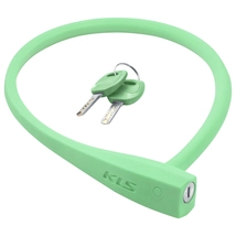 KLS Sunny kerékpárlakat (kábelzár), kulcsos, 60cm, pasztel zöld