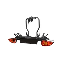 MENABO Sirio kerékpárszállító vonóhorogra 2 kerékpárhoz (e-bike/fatbike is) / dönthető / zárható