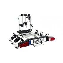 PERUZZO Zephyr 3 kerékpárszállító vonóhorogra elektromos kerékpárokhoz - 2 sínes - zárható - alu
