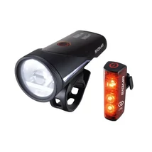 SIGMA Aura 100 USB + Blaze Link USB első és hátsó lámpa szett féklámpa és közös vezérlés funkcióval