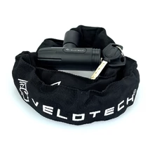 VELOTECH 6x900 láncos kerékpárzár (lánczár/lakat) - 90cm - kulcsos