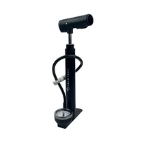 Velotech minipumpa / műhelypumpa nyomásmérővel - univerzális (AV/DV/FV) - alu - 11 bar