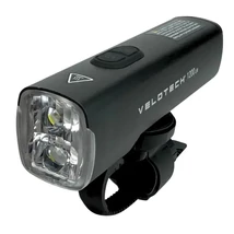 VELOTECH 1200LM 2 LED USB első lámpa - 1200 lumen - alu