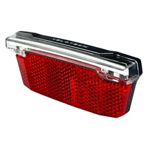 VELOTECH 2+21LED hátsó lámpa csomagtartóra e-bike-hoz féklámpa funkcióval - 6-48V DC