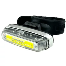 VELOTECH 25 chipled 80 lumen USB első lámpa / villogó - alu