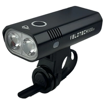 VELOTECH Pro 500 2LED USB első lámpa - 500 lumen - alu