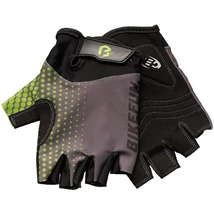 BIKEFUN Leader rövidujjú kerékpáros kesztyű, zöld