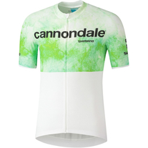 CANNONDALE CFR Replica Jersey By Shimano rövidujjú országúti mez - fehér/zöld