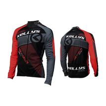 KELLYS PRO Race hosszú ujjú mez, fekete-piros