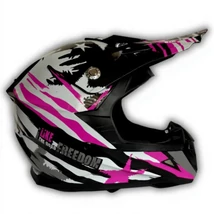 MZONE Pink Kid full face gyermek cross sisak