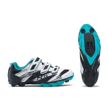 NORTHWAVE MTB Katana 2 3S WMN női kerékpáros cipő, fehér/fekete/türkiz