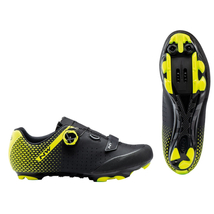 NORTHWAVE MTB Origin Plus 2 kerékpáros cipő, fekete/fluo sárga