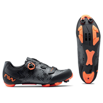 NORTHWAVE MTB Razer 2 kerékpáros cipő - szürke/narancssárga