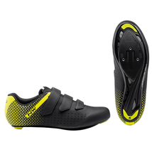 NORTHWAVE Road Core 2 országúti kerékpáros cipő - fekete/fluo sárga