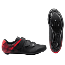NORTHWAVE Road Core 2 országúti kerékpáros cipő - fekete/piros
