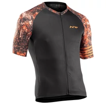 NORTHWAVE Blade rövidujjú mez - fekete/narancs