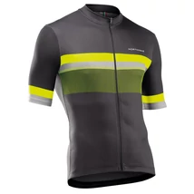 NORTHWAVE Origin rövidujjú mez (2021) - antracit/fluo sárga