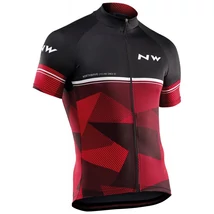 NORTHWAVE Origin rövidujjú mez, fekete-piros