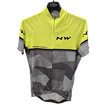 NORTHWAVE Origin rövidujjú mez, fluo sárga-szürke