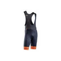 NORTHWAVE Wingman Gel kantáros kerékpáros nadrág betéttel - rövid - fekete/narancs