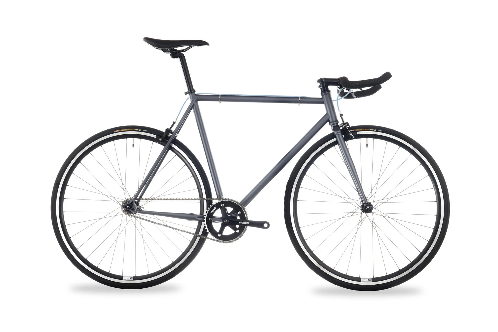 CSEPEL Royal 4 28 ferfi varosi fixi single speed kerekpar 52cm matt szurke 93755700MG
